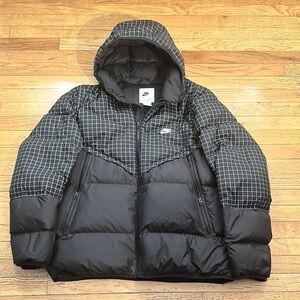 Nike Black Storm-fit Reflective 3M Puffer Jacket